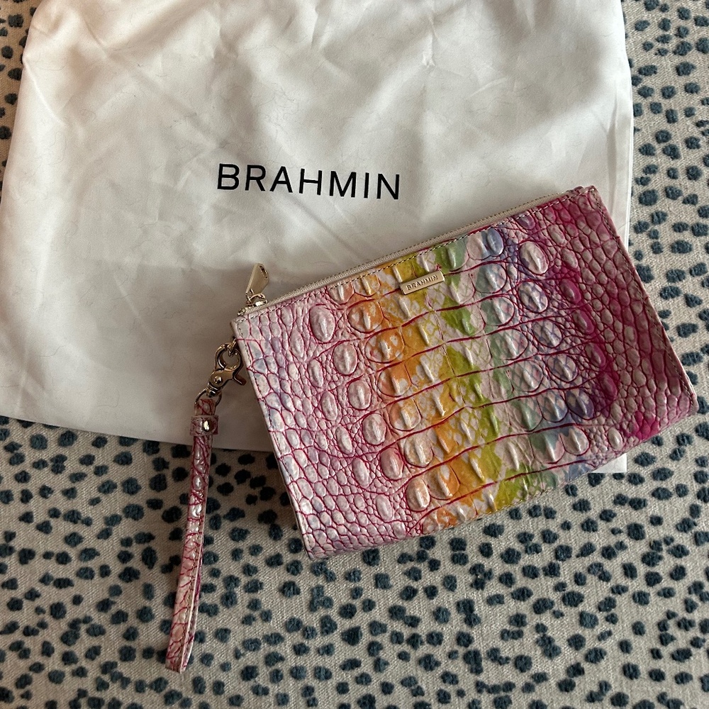Rainbow Brahmin Daisy Clutch
